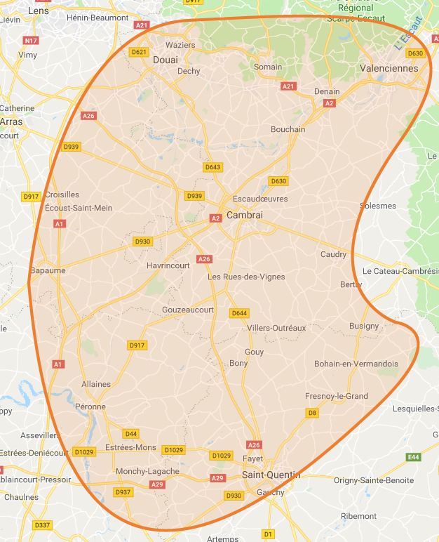 carte location benne vertic